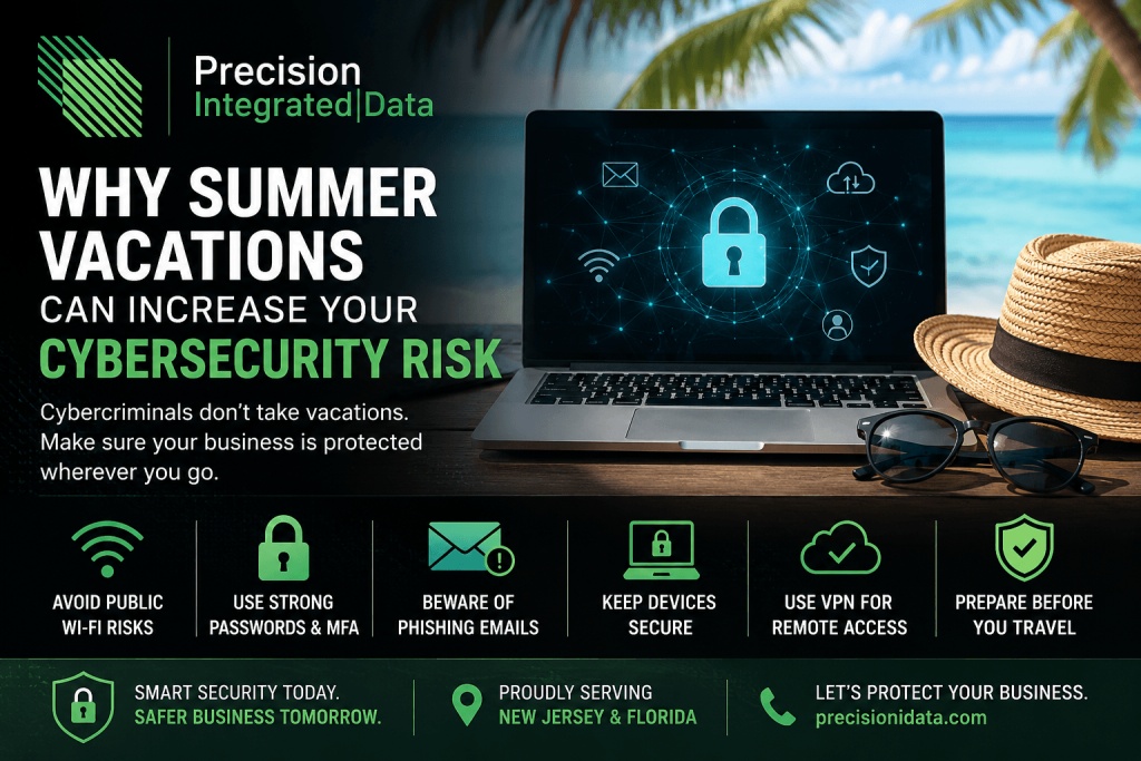 why summer vacation increases cybersecurity risk